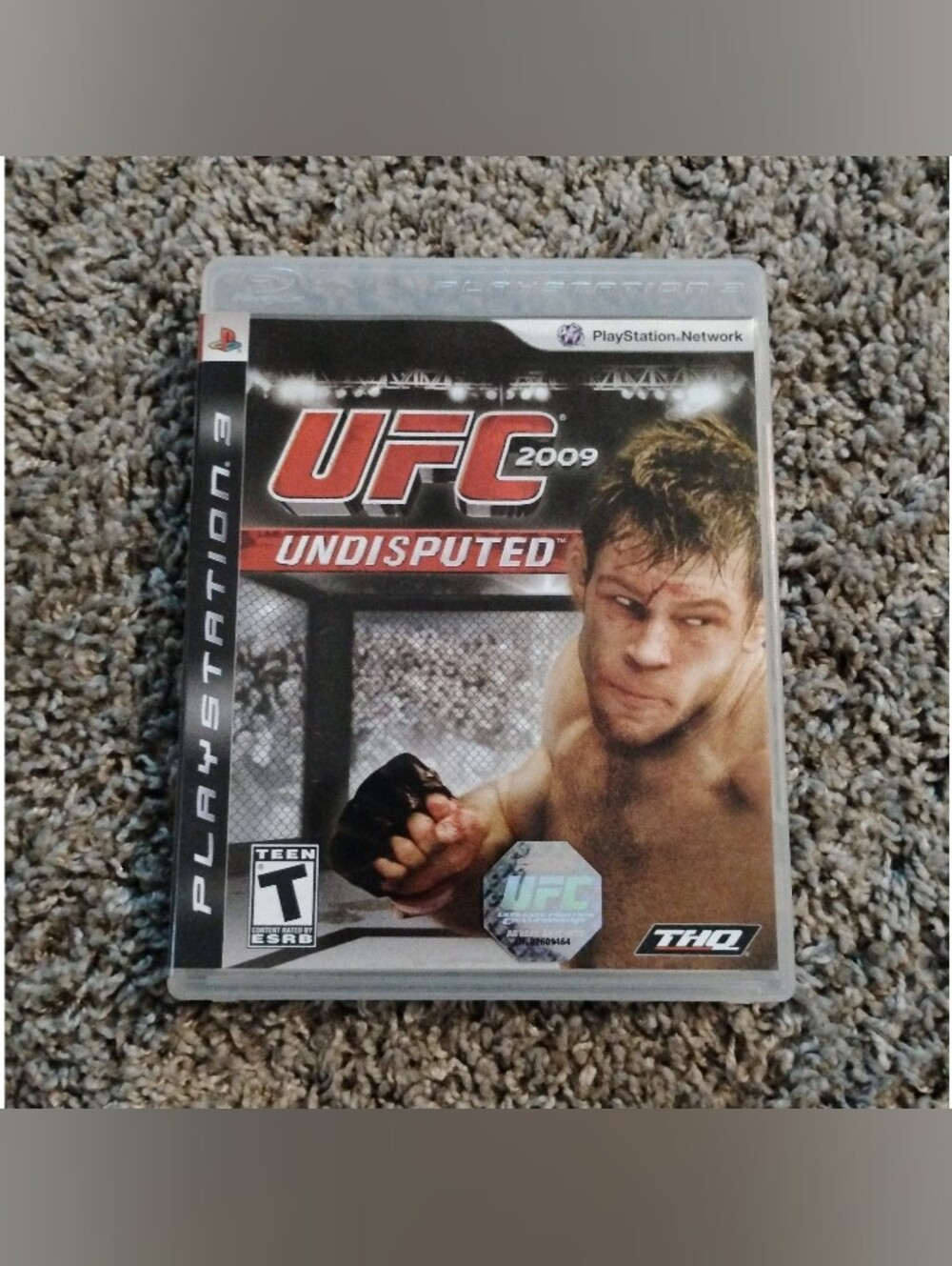 UFC 2009 Undisputed (Sony PlayStation 3) - Case & Manual Only (NO DISC)